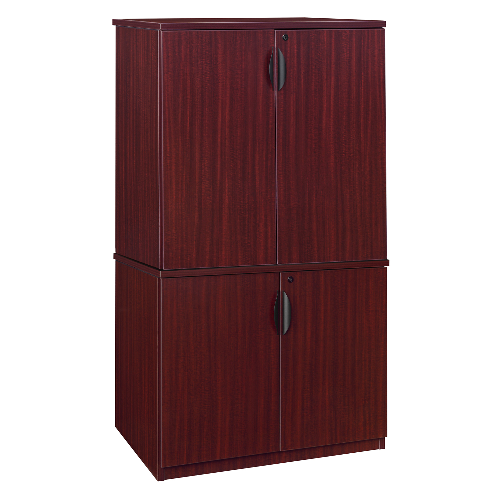 Regency Legacy Storage Cabinet Set — 29in. and 35in., Mahogany, Locking Doors, Adjustable Shelves, Model# LSCSC3565MH